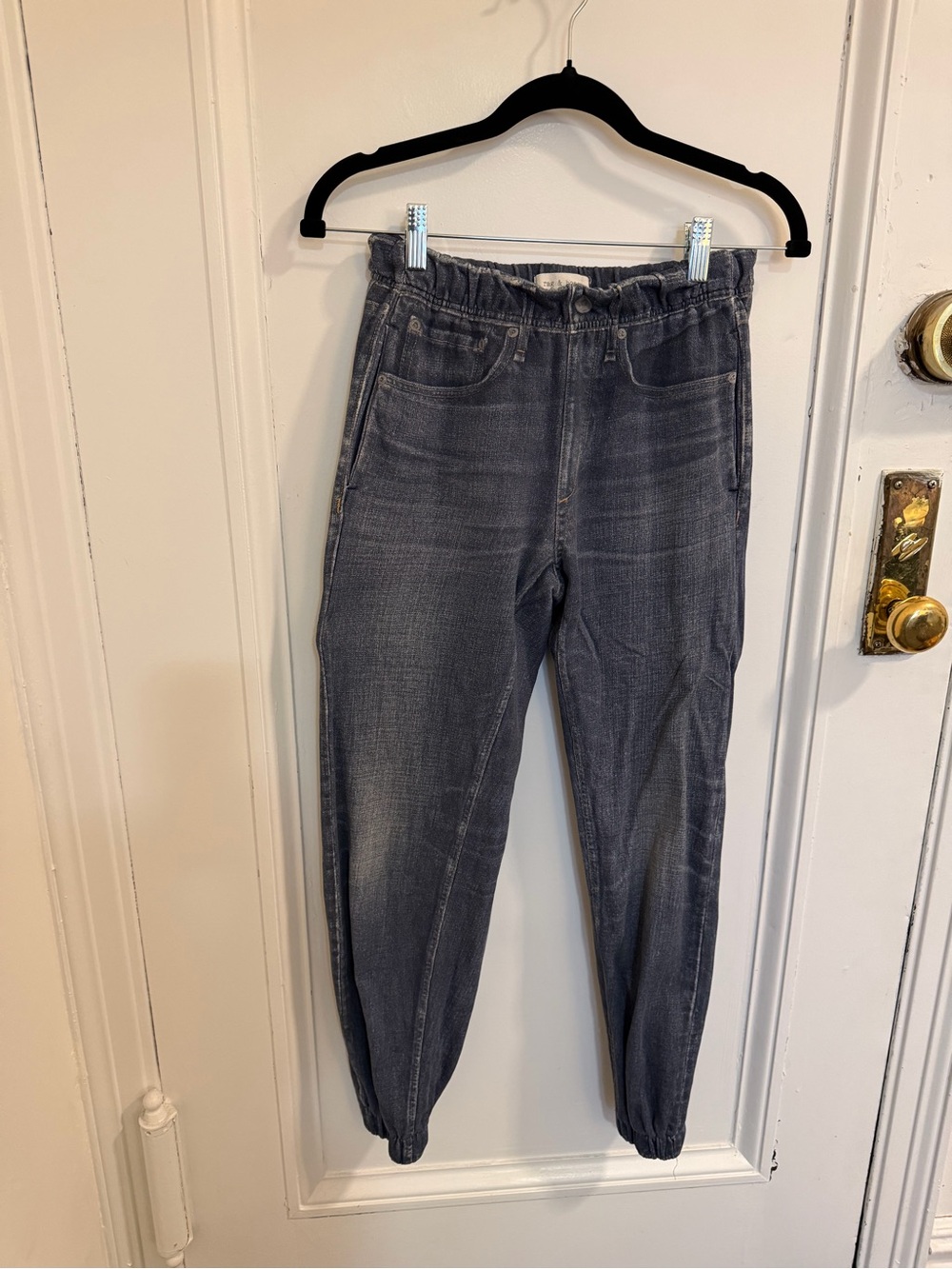 rag & bone women’s miranar denim- print Joggers